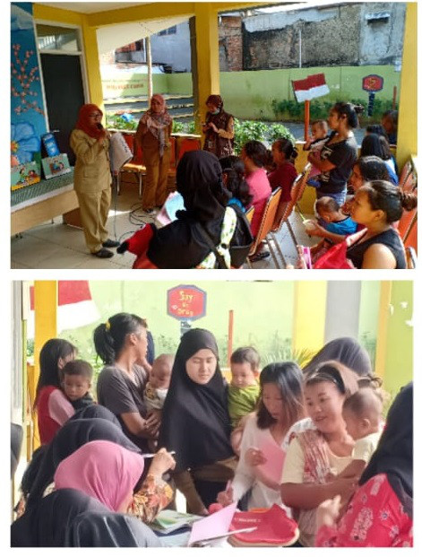 Memfasilitasi Posyandu Balita RW 007