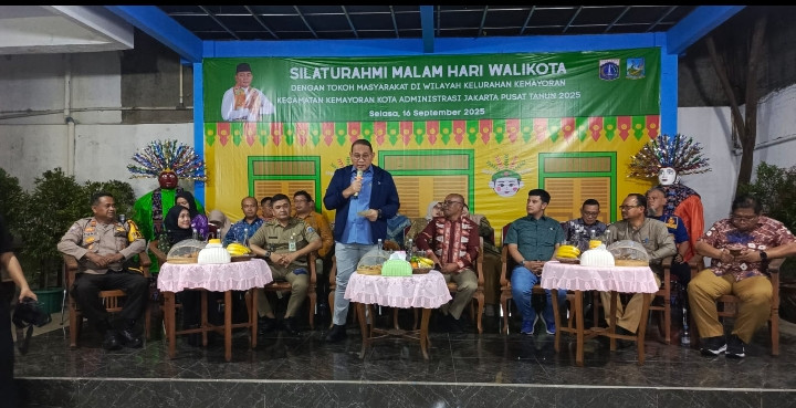 Silaturahmi malam walikota administrasi jakarta pusat