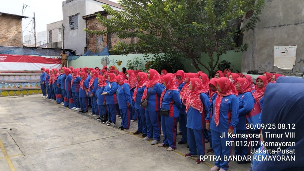 Apel gabungan Kader JUMANTIK kel. Kemayoran