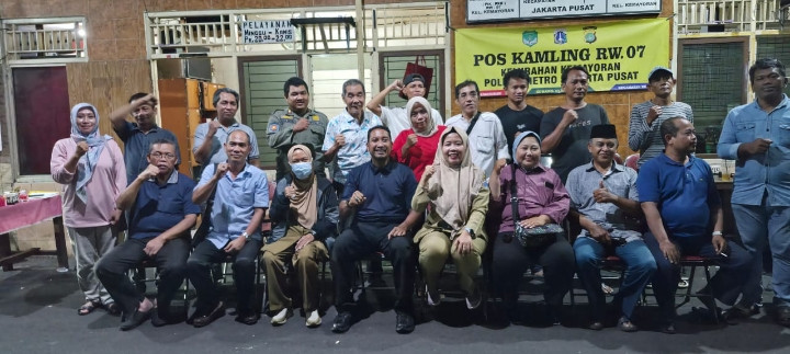 rapat koordinasi bersama pengurus Rw. 07