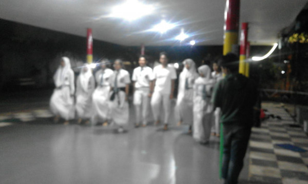 Latihan Paskibraka dari SMKN 39