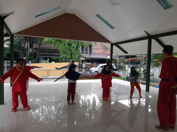 Kegiatan latihan bela diri Pencak Silat Tapak Suci 