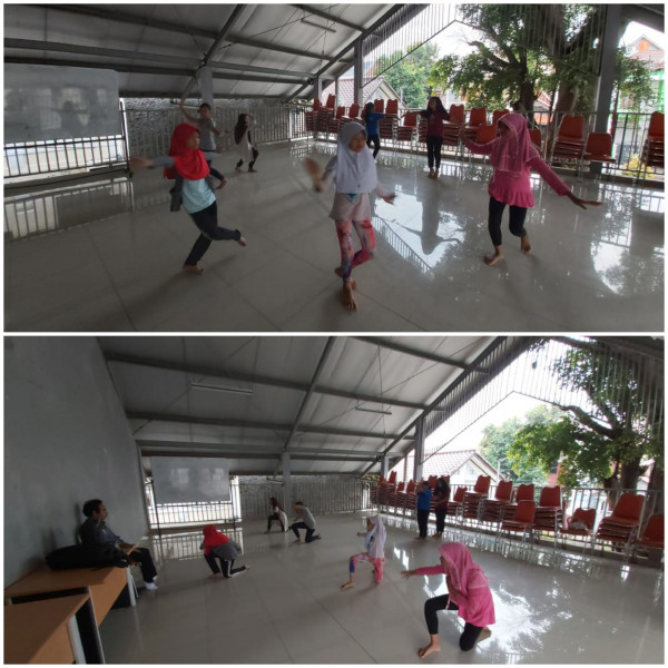 Latihan Tari adik-adik SDN 01