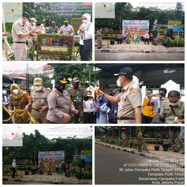 Peresmian Taman Ikonik Taman Solo oleh bapak Plh Walikota jakarta pusat  Kel CPT