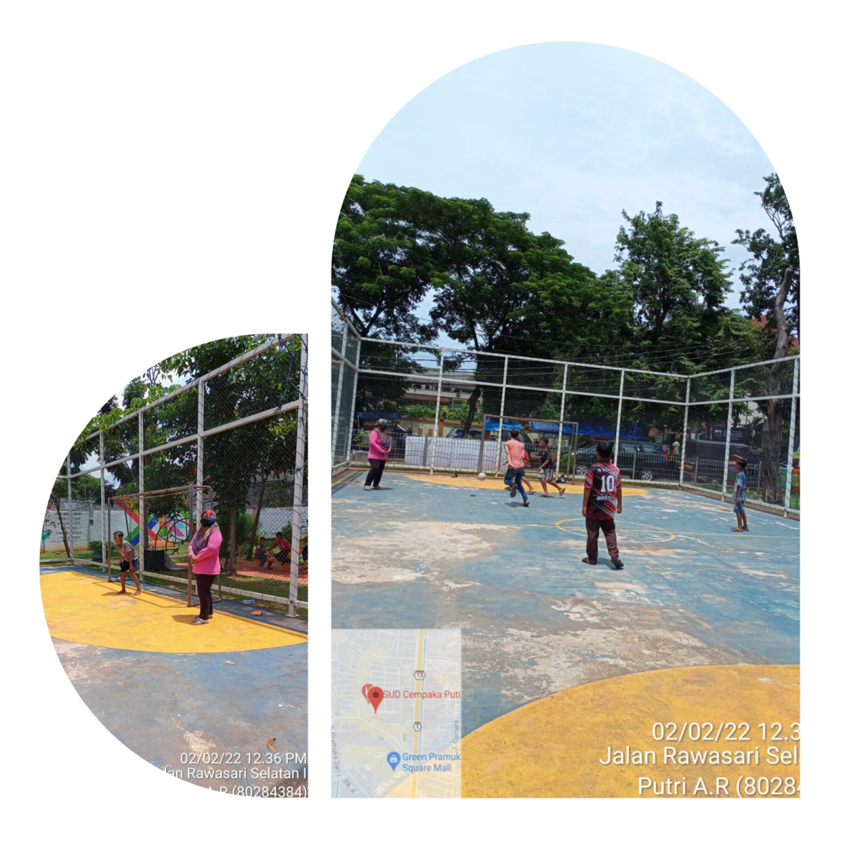 Memfasilitasi Warga Sekitar Untuk Berlatih Futsal di Lapangan RPTRA Anggrek