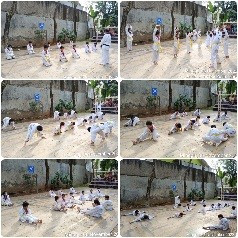 Kegiatan Latihan Taekwondo yg di latih oleh Sabeum Erwin dari Sudin Pora JP