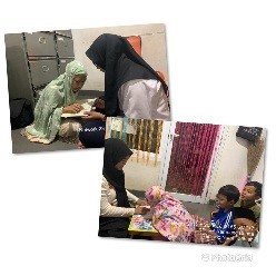 Kegiatan Magrib Mengaji dengan anak-anak di RPTRA Kp.Benda