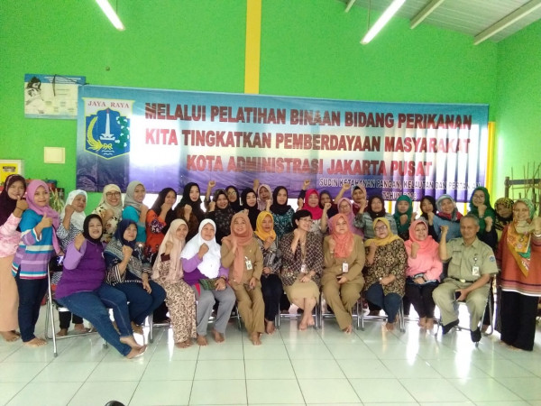 Pelatihan Binaan Bidang Perikanan (Peragaan Pengolahan Hasil Perikanan)