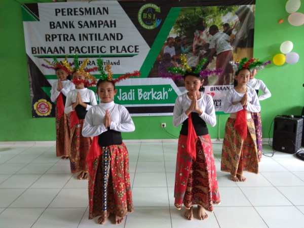 Launching Bank Sampah Intiland Dan Acara Milad RPTRA yg ke 3