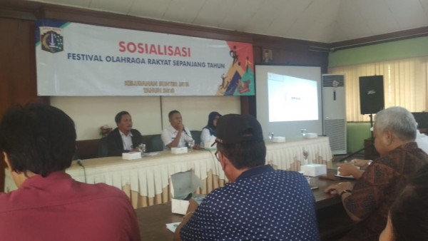 Sosialisasi Festifal Olah Raga Sepanjang Tahun.