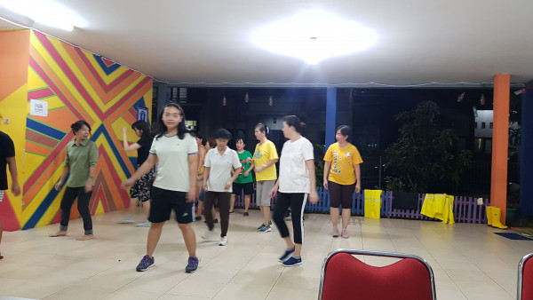 Kegiatan senam line dance