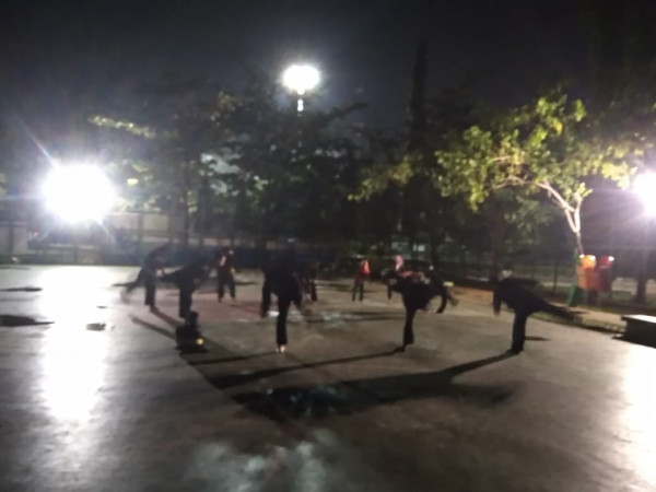 Latihan Silat Cimande Tengah