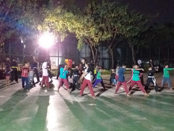 Latihan Silat Cimande Tengah