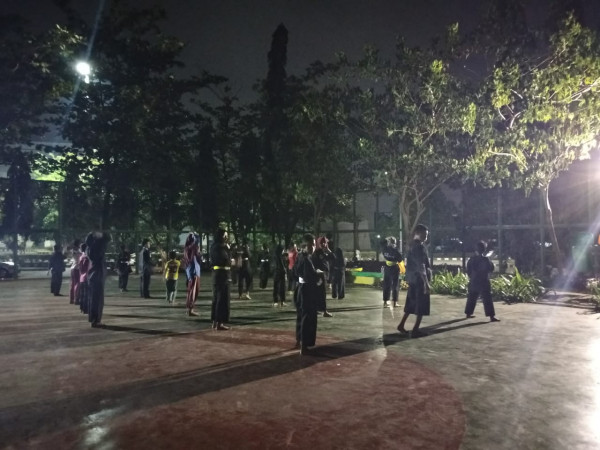 Latihan Silat Cimande Tengah