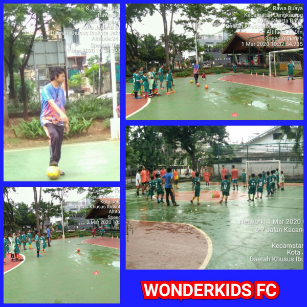 Berlatih Bersama Wonder Kid's FC