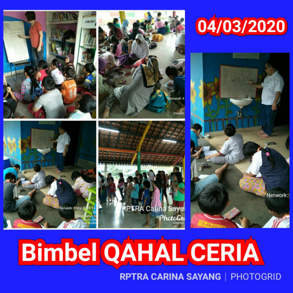 Belajar dan Bermain Bersama Bimbel Qahal Ceria