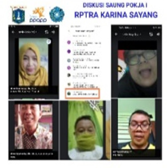 Diskusi singkat dan Silaturahmi Pengelola Rptra Pokja 1 se- Jakarta barat 