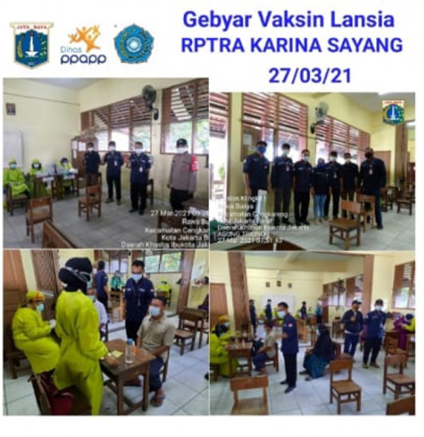 Gebyar vaksin lansia Kelurahan Rawa Buaya