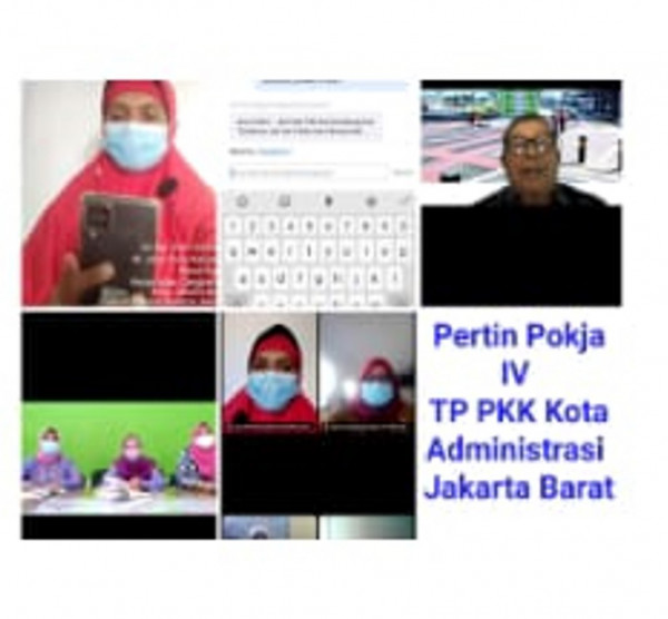 Pertemuan Rutin POKJA IV TP PKK kota Administrasi Jakarta Barat