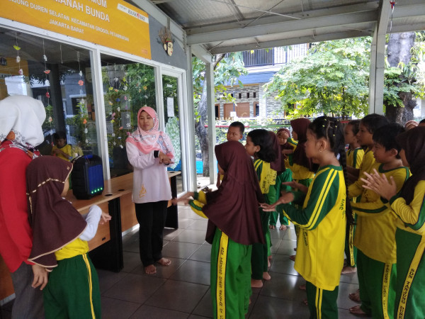 Kunjungan anak anak dari SDN 01 PAGI 