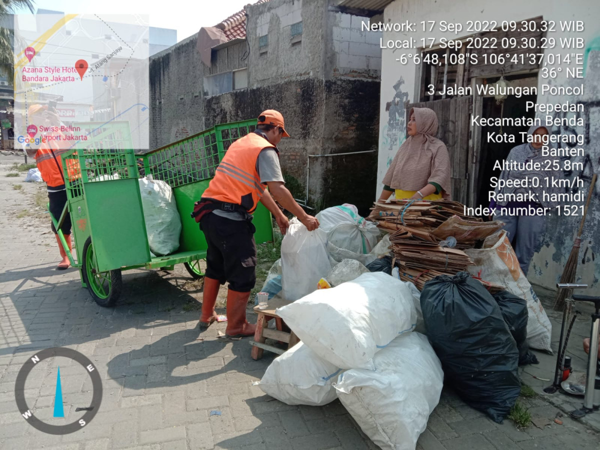 FOTO KEGIATAN PENGANGKUTAN BANK SAMPAH