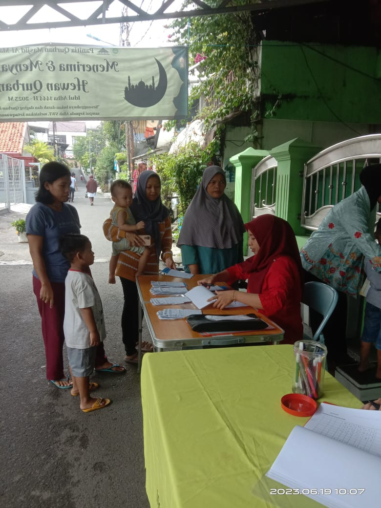 penimbangan balita posyandu kencana 1