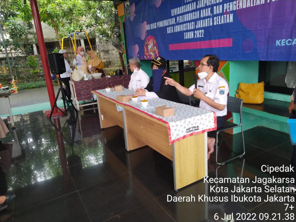 Arahan dari Kasie PM Sudin PPAPP Jakarta Selatan Bpk Sukendri