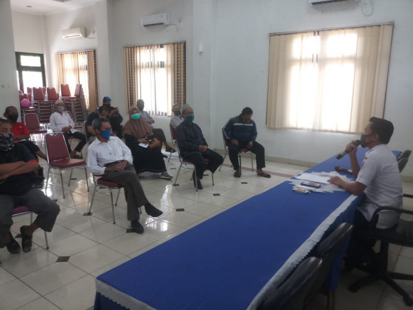 Sosialisasi Terkait Covid 19 Di Aula Kelurahan UKS