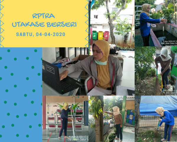 Kegiatan Piket Dan Monitoring Pengelola RPTRA Utakase Berseri