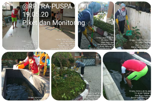 PIKET DAN MONITORING PENGELOLA RPTRA PUSPA HATI