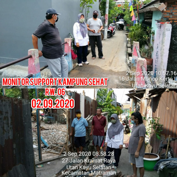 Monitoring Kampung Sehat RW 06