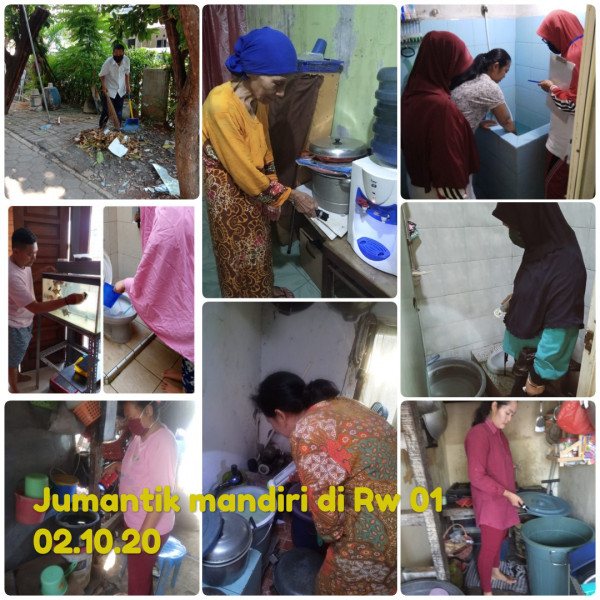 Jumantik Mandiri RW 01 Kelurahan Utan Kayu Selatan