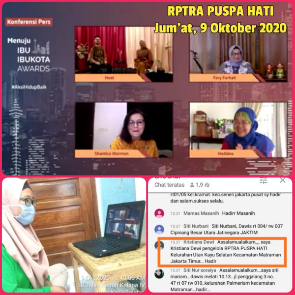 Mengikuti Webminar Ibu Ibukota