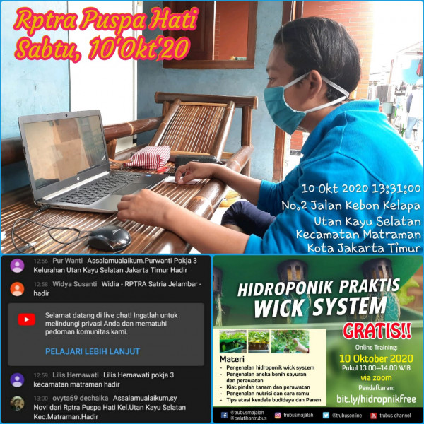 WEBMINAR PELATIHAN HIDROPONIK 