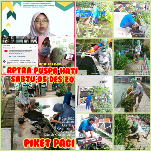 Piket dan Monitoring RPTRA Utakase dan Puspa Hati