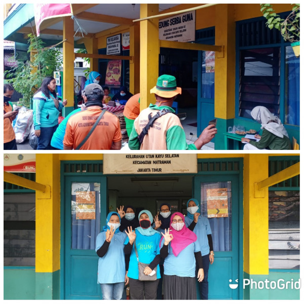 Monitor Bank Sampah Loker RW 02