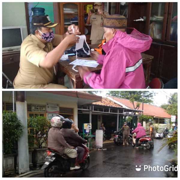 Monitoring operasi Masker RW 07