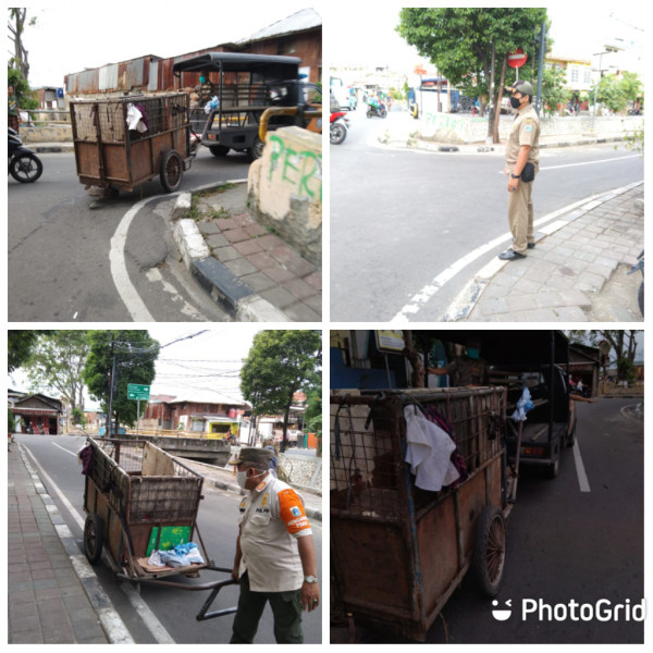 Penertiban Jalan dan Grobak