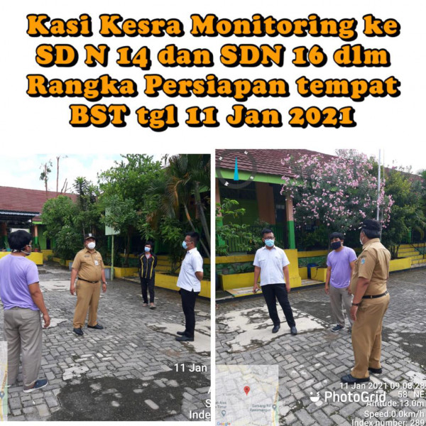 Monitoring ke SDN 14 dan SDN 16 Persiapan Pembagian BST