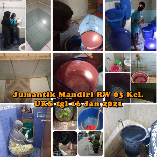 Jumantik Mandiri RW003 Tanggal 16 Januari 2021