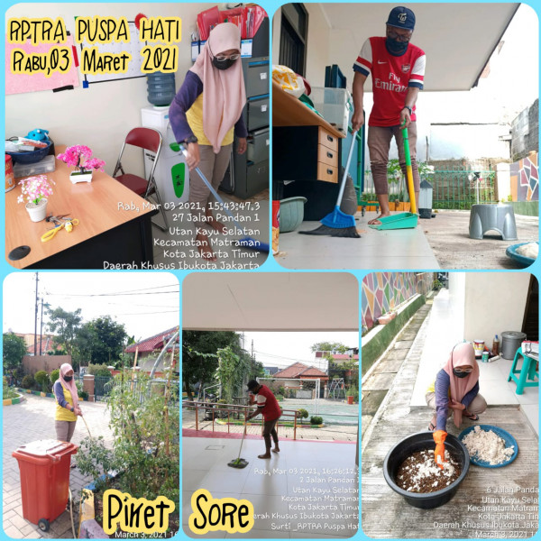 RPTRA PUSPA HATI - Piket Sore