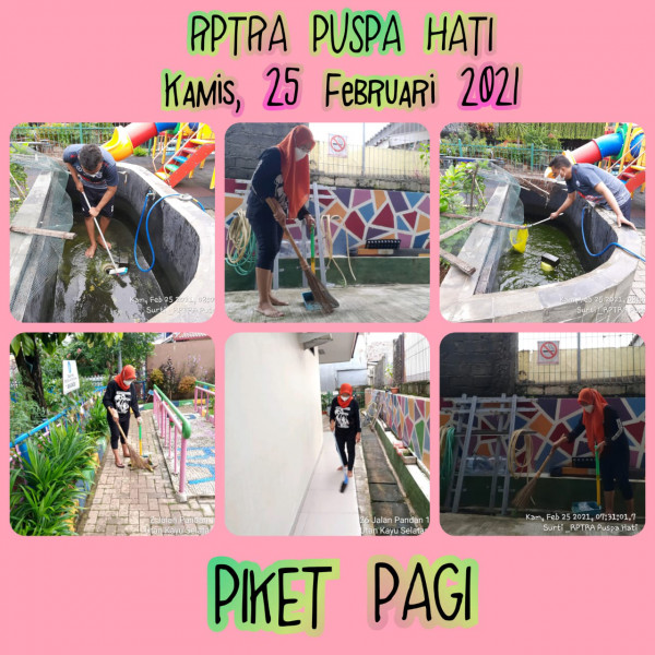 Piket dan Monitoring Rptra Puspa Hati