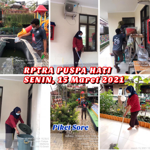 RPTRA PUSPA HATI - Piket Sore