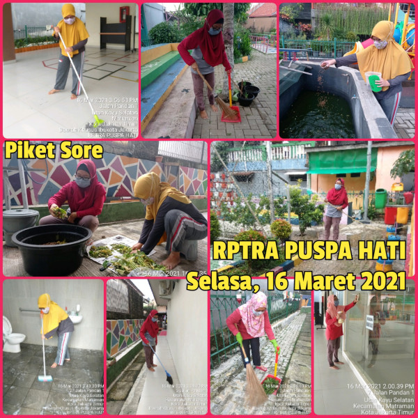 RPTRA PUSPA HATI - Piket Sore