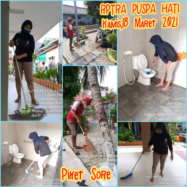 RPTRA PUSPA HATI - Piket Sore