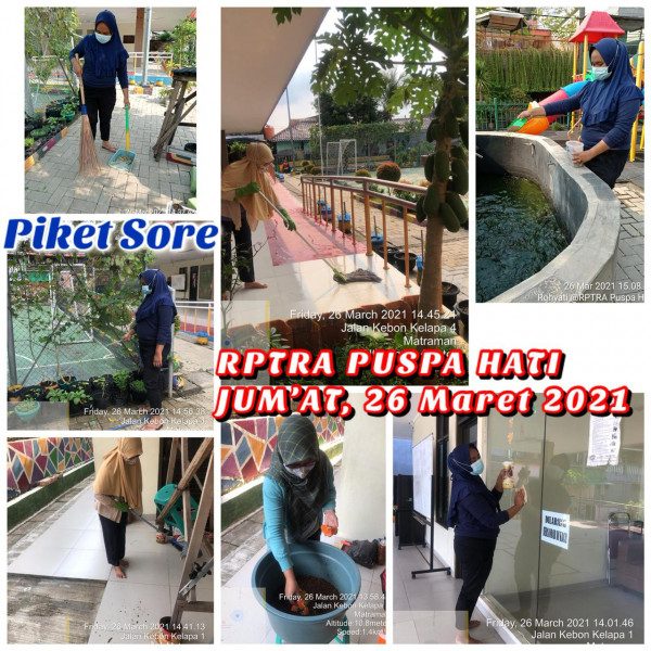 RPTRA PUSPA HATI - Piket Sore