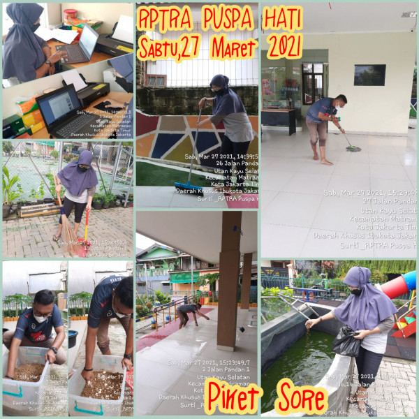 RPTRA PUSPA HATI - Piket Sore