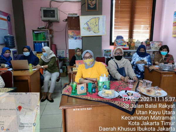 Kegiatan Pengelola RPTRA Mengikuti Rapat Ke-2 Persiapan ToT (Training of Trainer) Kader Posyandu Tingkat Kecamatan Matraman