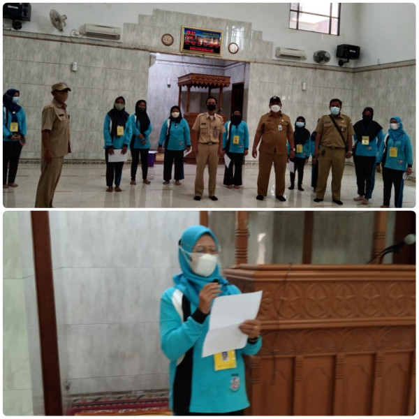 Monitor Koar-koar PSN dan Covid-19 di Mesjid RW.007 oleh Bp Heri Kasi Kesra Kecamatan Matraman, Kasi Kesra dan Staff serta Manpol Kelurahan Utan Kayu Selatan