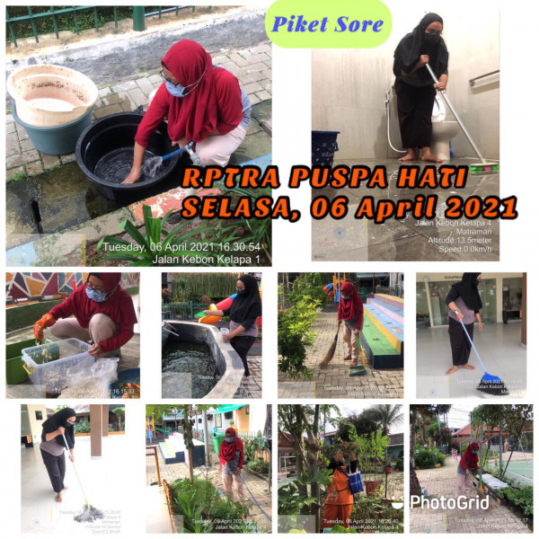 RPTRA Puspa Hati_6 April_piket dan monitoring sore